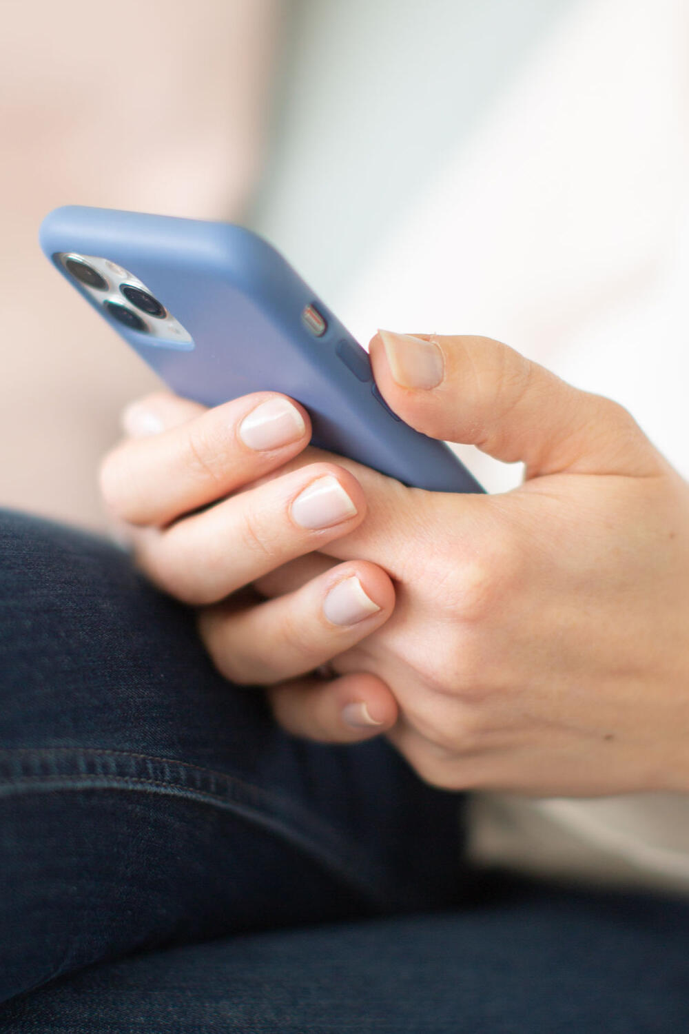 Image shows hands typing on a keyboard